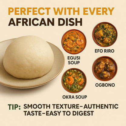 Africa Select Oats Fufu 1.5kg | Premium Oat-Based Fufu Flour for Healthy Swallow Meals