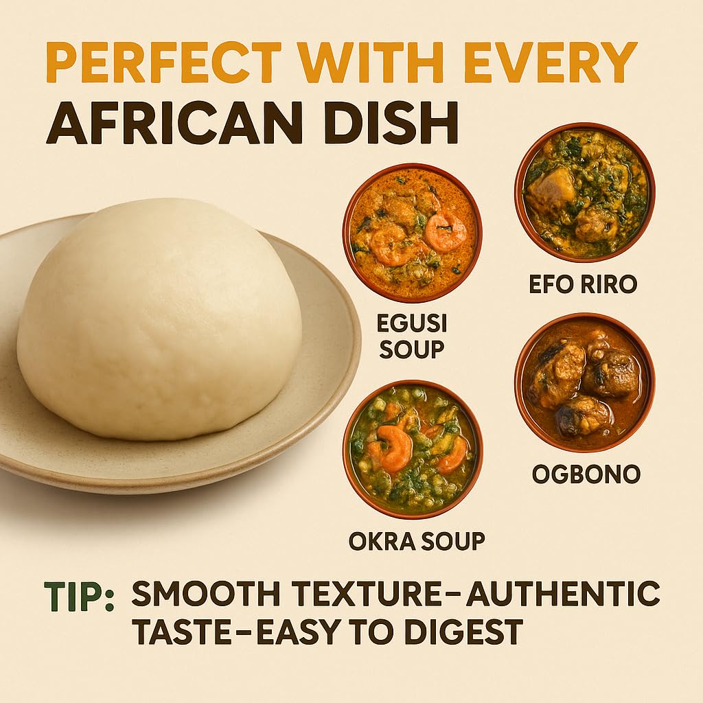 Africa Select Oats Fufu 1.5kg | Premium Oat-Based Fufu Flour for Healthy Swallow Meals