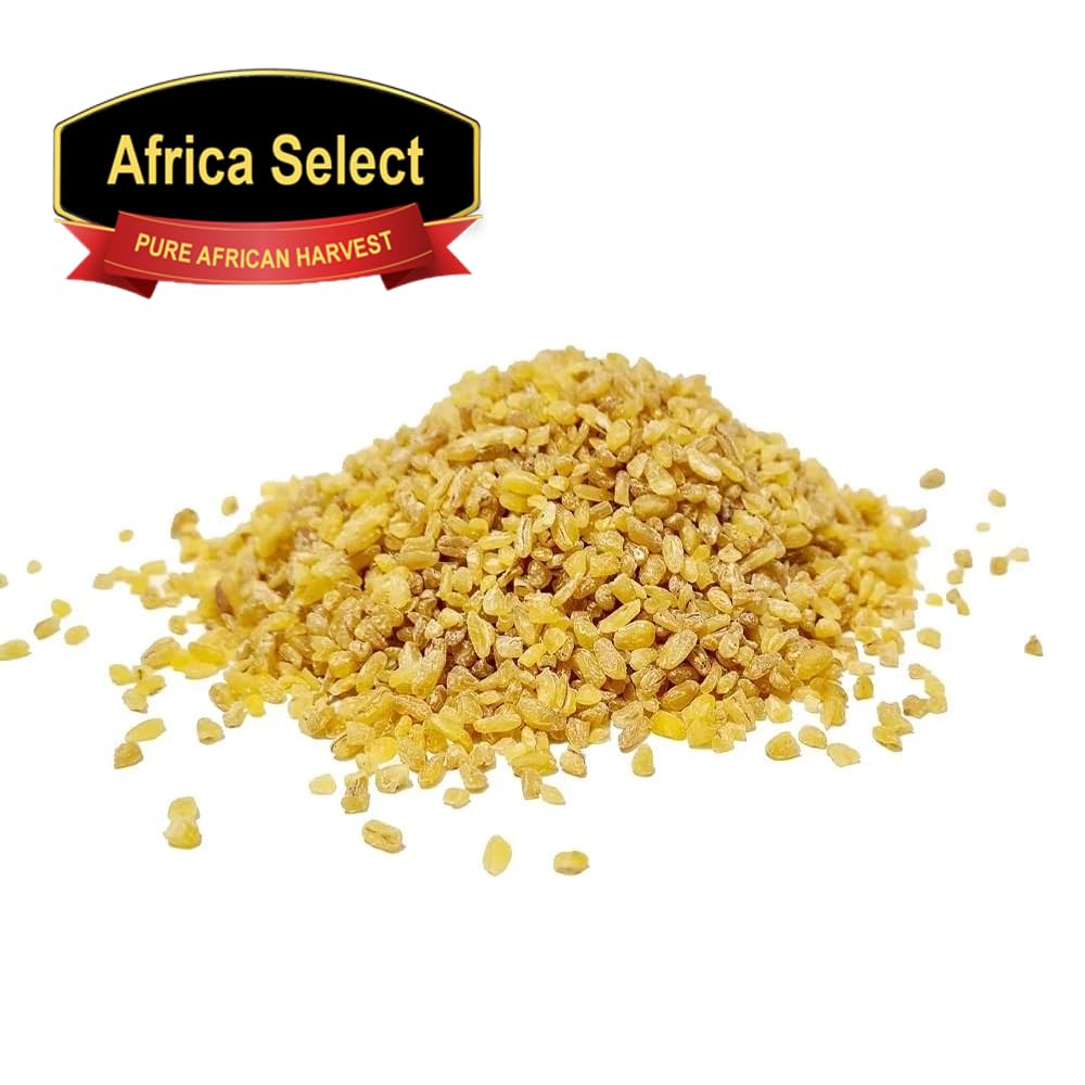 Africa Select Bulgur Wheat Coarse 1kg | Premium Coarse Cracked Durum Wheat for Pilaf, Soups & Stews | Nutritious & Filling
