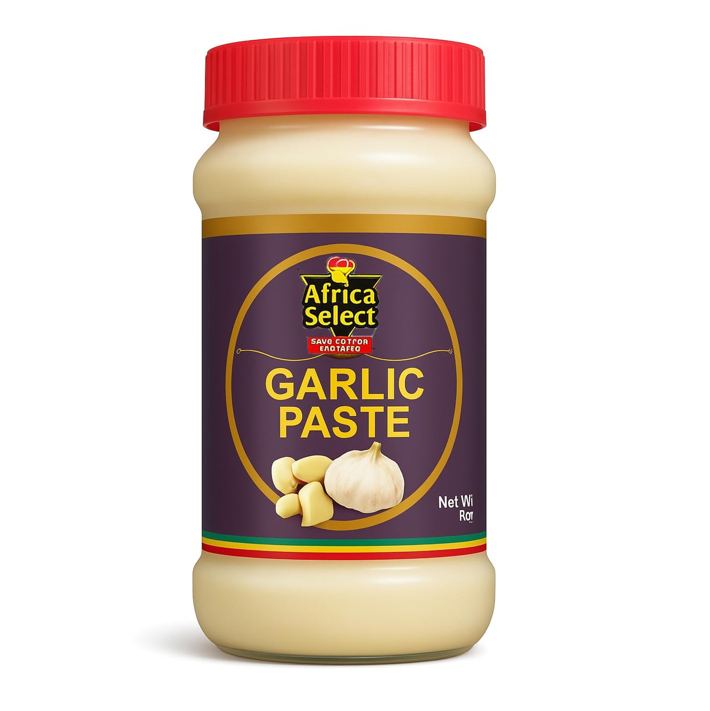 Africa Select Papa's Choice Garlic Paste 1kg | Ready-to-Use Fresh Garlic for Cooking