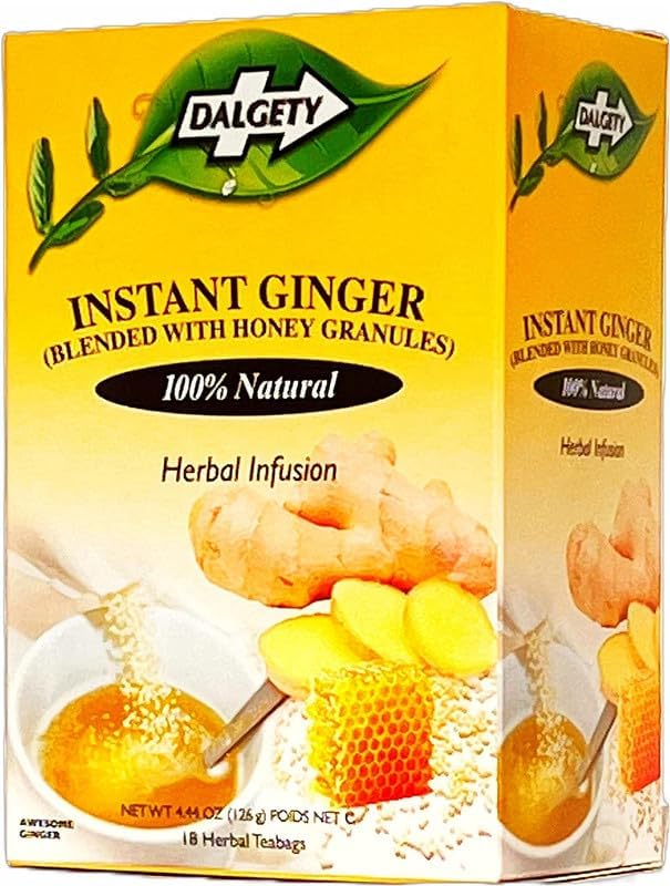 Dalgety Sorrel/Hibiscus & Ginger Herbal Infusion 3x45g Cartons (3 Pack) 100% Natural, Caffeine-Free Tea (Total 54 Teabags); Our Delicious Tea Builds the Immune System, Fights Fatigue & Boosts Energy