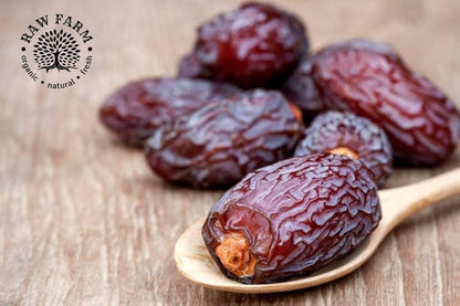 Raw Farm - Raw Fresh Medjool Dates 1 kg – Large Size, Naturally Sweet & Juicy, No Added Sugar, Preservatives or Additives, Premium Quality Vegan Snack