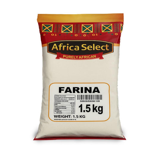 Africa Select Farina 1.5kg | Premium Potato Starch Cereal | Versatile for Traditional Porridge, Baking & Smooth Thickening | Authentic African Ingredient