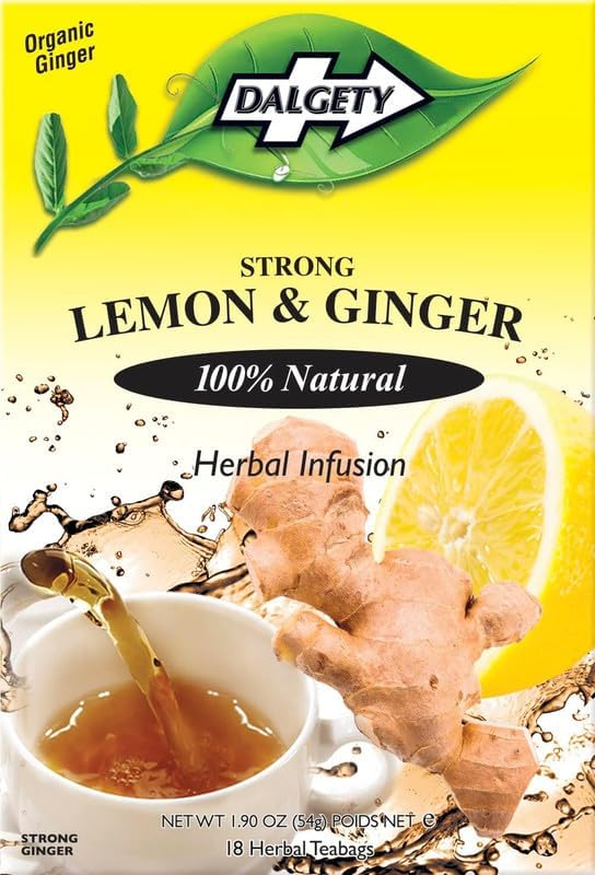 Dalgety Sorrel/Hibiscus & Ginger Herbal Infusion 3x45g Cartons (3 Pack) 100% Natural, Caffeine-Free Tea (Total 54 Teabags); Our Delicious Tea Builds the Immune System, Fights Fatigue & Boosts Energy