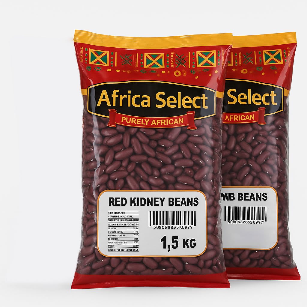 Africa Select Red Kidney Beans 3kg | Premium Quality Beans for Chilli, Stews & Salads | Family Pack