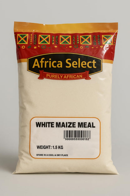 Africa Select White Maize Meal 1.5kg | Premium Maize Flour for Sadza, Ugali, Nshima & Traditional African Dishes