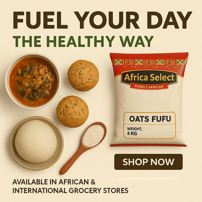 Africa Select Oats Fufu 1.5kg | Premium Oat-Based Fufu Flour for Healthy Swallow Meals