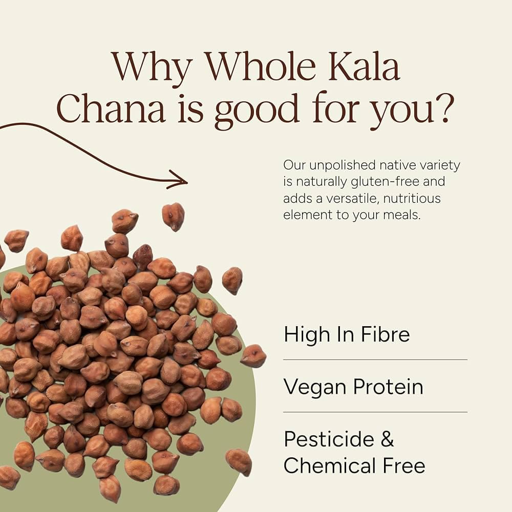 Africa Select Kala Chana 1.5kg Premium Black Chickpeas for Healthy Cooking