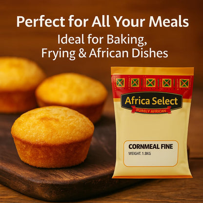 Africa Select Cornmeal Fine 4kg | Premium Milled Maize | Family Pack