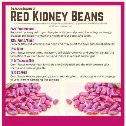 Africa Select Red Kidney Beans 3kg | Premium Quality Beans for Chilli, Stews & Salads | Family Pack
