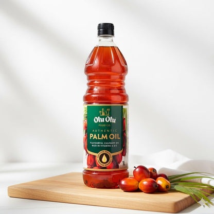 Africa Select Olu Olu Red Palm Oil | 1 Litre | Pure & Natural Palm Oil for Cooking | Authentic West African & Caribbean Cuisine