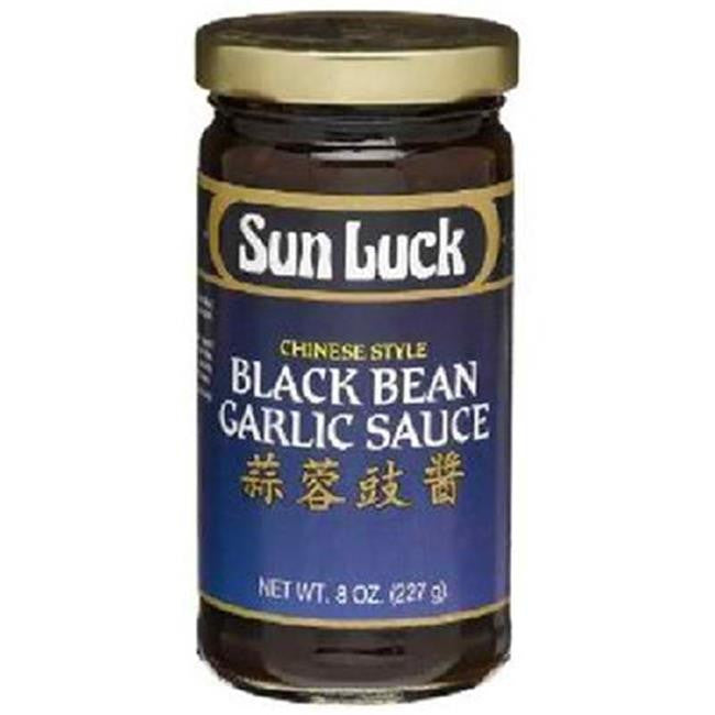 Sun Luck Blck Bn Garlic Sauce (1x8OZ )-0