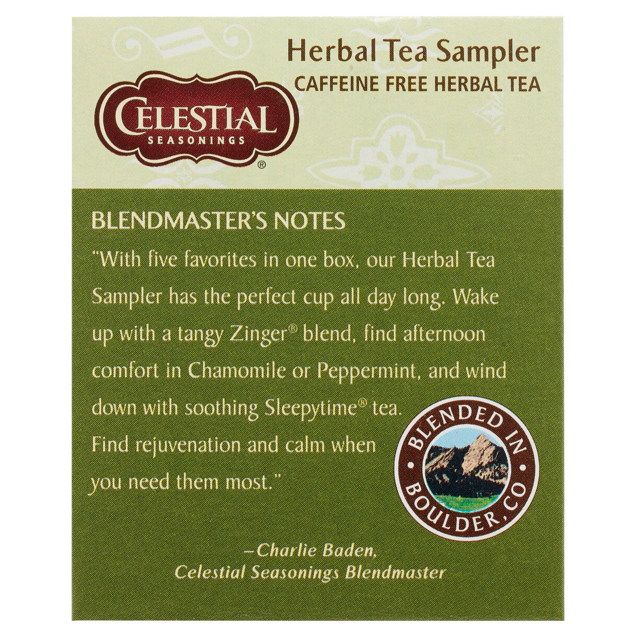 Celestial Seasonings Herbal Tea Sampler (6x18 Bag)-1