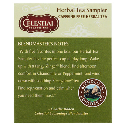 Celestial Seasonings Herbal Tea Sampler (6x18 Bag)-1