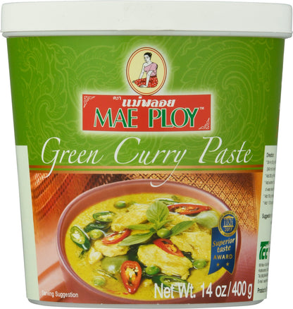 Mae Ploy Green Curry Paste (24x14OZ )-1