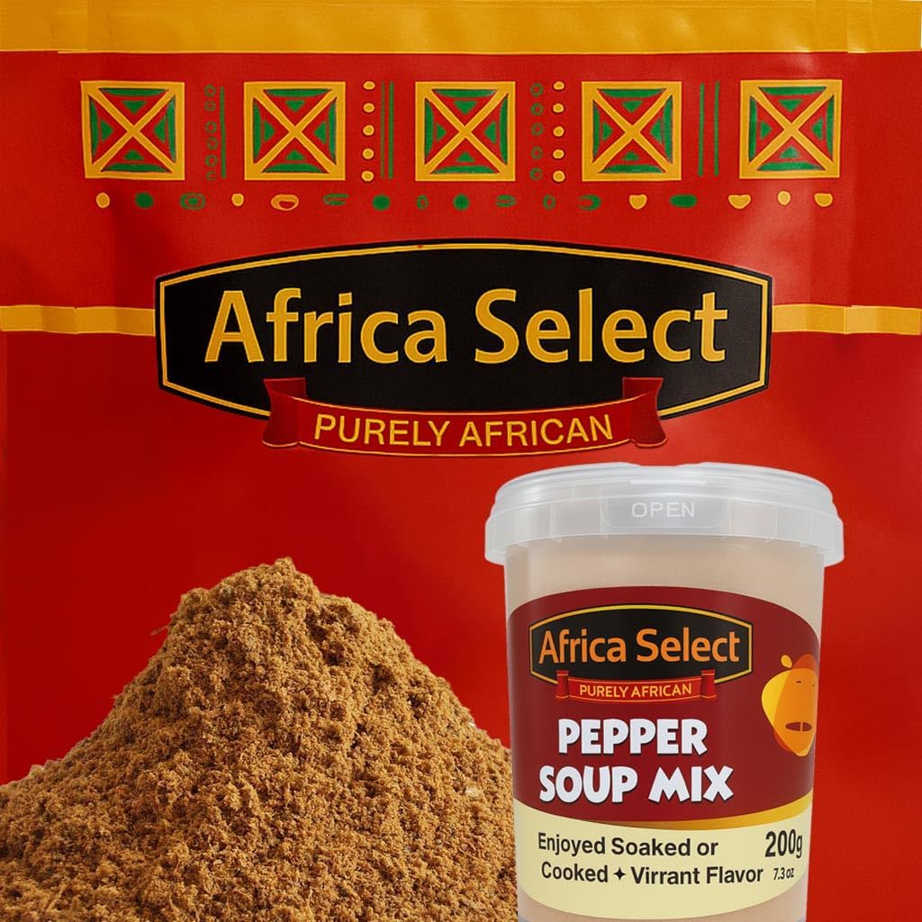 Africa Select Pepper Soup Mix 200g | Authentic West African Seasoning Blend