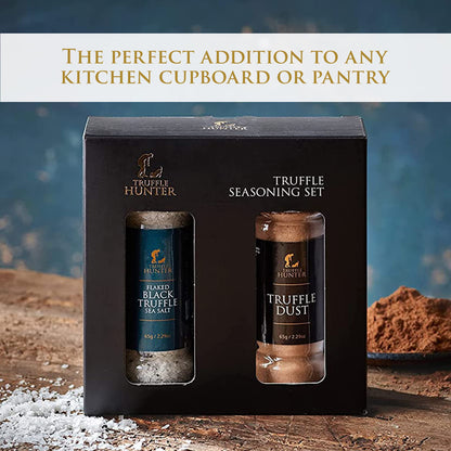 TruffleHunter - Black Truffle Dust - Umami Seasoning - Gourmet Condiments - 65g