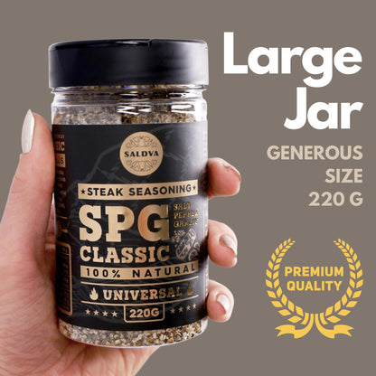 Premium Truffle Steak & BBQ Rub – Limited Edition Gourmet Seasoning – Infused with Truffles for Luxurious Flavour – Unique Blend of Spices - Large Jar (200g)