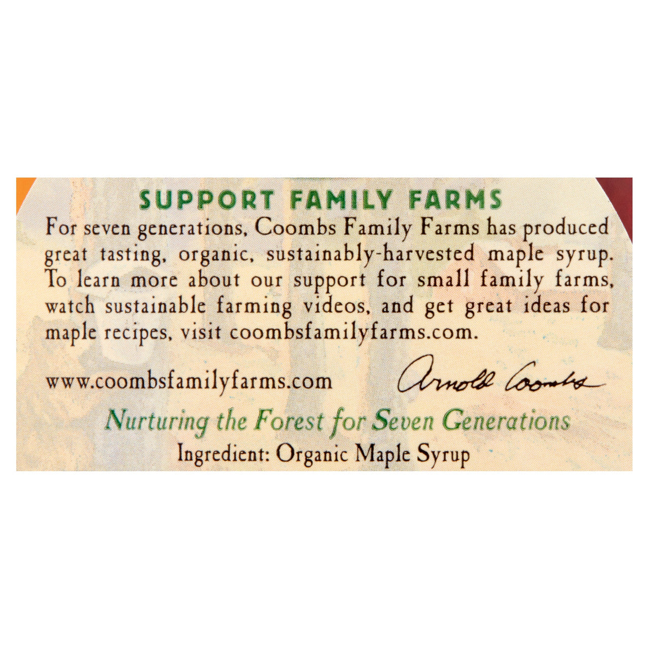 Coombs Family Farms Grade A Dark Amber, Glass (12x8Oz)-3