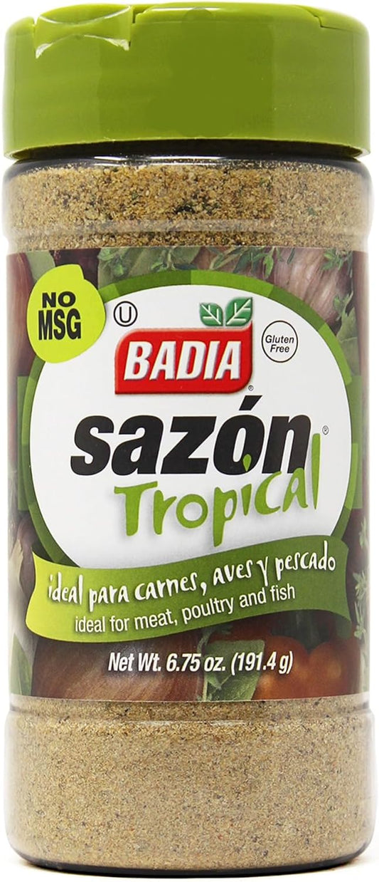 Badia Sazon Tropical Seasoning Green Jar 191.4g