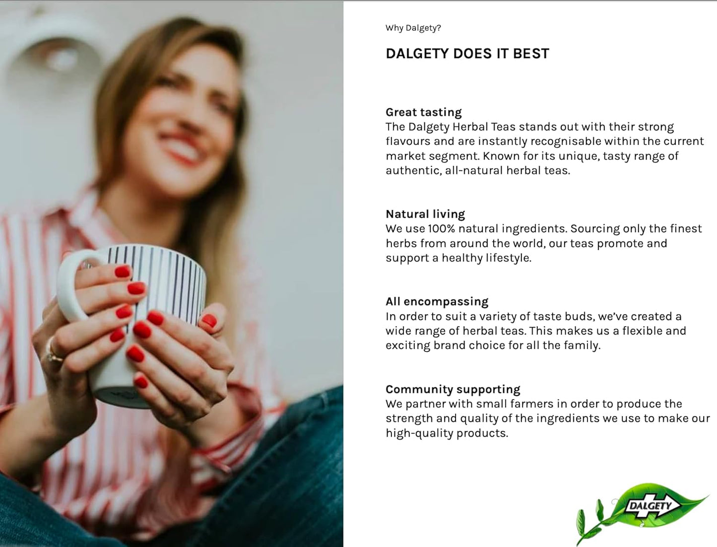 Dalgety Soursop and Ginger Herbal Infusion 6x40g Cartons (6 Pack) 100% Natural, Caffeine Free Tea (Total 108 Teabags) – A Subtle & Enticing Flavour Packed with Unique Health Benefits