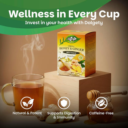 Dalgety Sorrel/Hibiscus & Ginger Herbal Infusion 3x45g Cartons (3 Pack) 100% Natural, Caffeine-Free Tea (Total 54 Teabags); Our Delicious Tea Builds the Immune System, Fights Fatigue & Boosts Energy