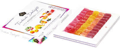 Turkish Delight White Box Strawberry, Peach, Melon, Tangerine, Blackberry Flavours 230g-3