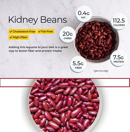 Africa Select Red Kidney Beans 3kg | Premium Quality Beans for Chilli, Stews & Salads | Family Pack