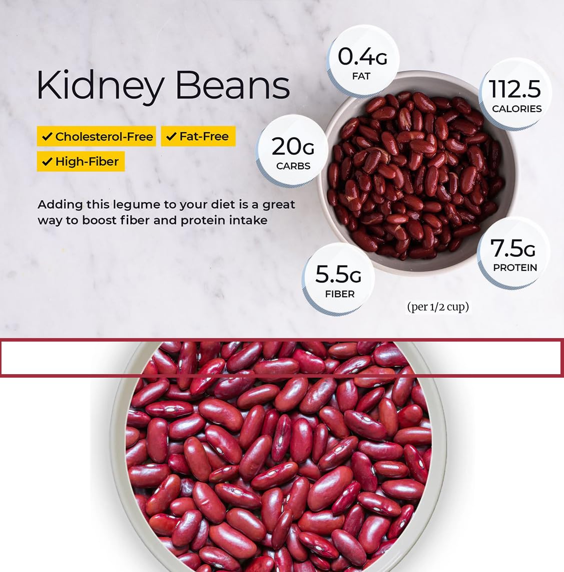 Africa Select Red Kidney Beans 3kg | Premium Quality Beans for Chilli, Stews & Salads | Family Pack
