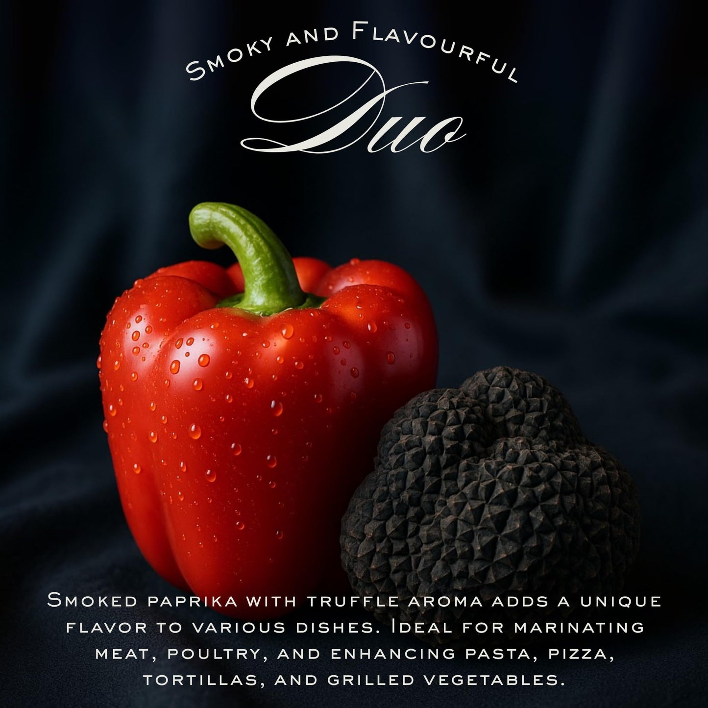 Premium Truffle Steak & BBQ Rub – Limited Edition Gourmet Seasoning – Infused with Truffles for Luxurious Flavour – Unique Blend of Spices - Large Jar (200g)