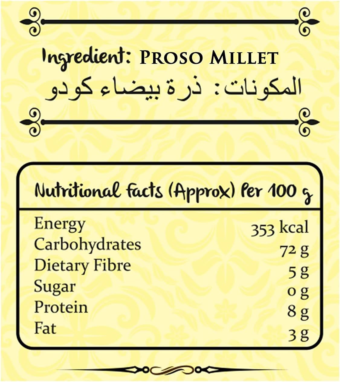Manna Millets - Natural Grains Combo Pack of 4 | Kodo 500g, Little 500g, Proso 500g, Barnyard 500g | Nutrient Powerhouse, High Protein & 100% More Fibre Than Rice