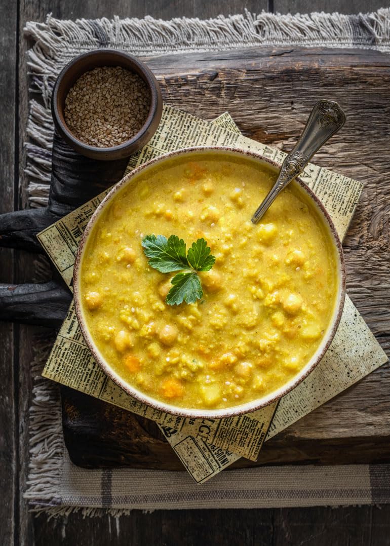 Africa Select Mung Dal 3kg | Premium Split Mung Beans for Soups, Curries, Khichdi & Salads | Family-Size Resealable Pack