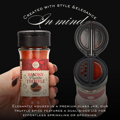 Premium Truffle Steak & BBQ Rub – Limited Edition Gourmet Seasoning – Infused with Truffles for Luxurious Flavour – Unique Blend of Spices - Large Jar (200g)