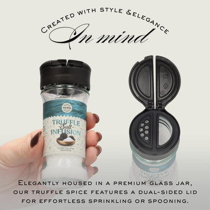 Premium Truffle Steak & BBQ Rub – Limited Edition Gourmet Seasoning – Infused with Truffles for Luxurious Flavour – Unique Blend of Spices - Large Jar (200g)