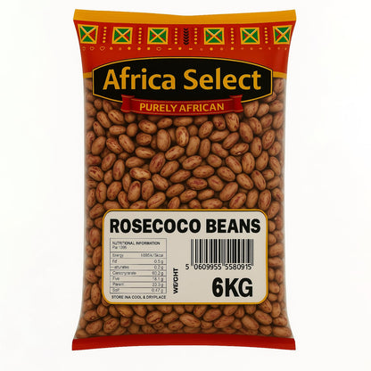 Africa Select Rosecoco Beans 1.5kg | Premium Speckled Beans for Stews, Soups & Salads
