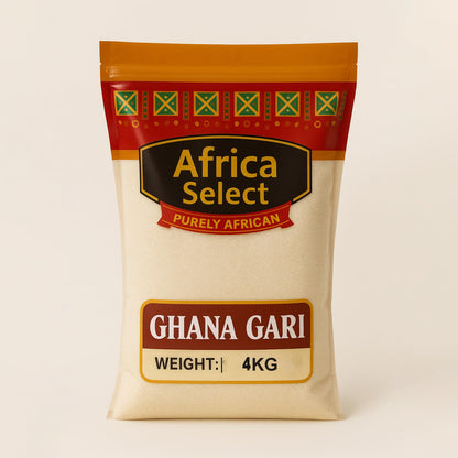 Africa Select Ghana Gari 1.5kg | Premium Fermented Cassava Granules for Eba, Fufu & African Cuisine