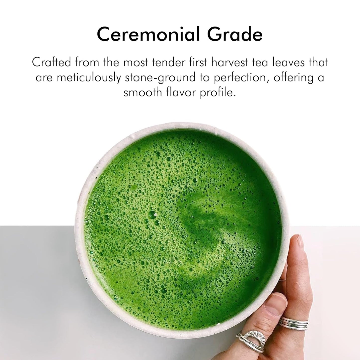 Heapwell Matcha Powder - 50g | High Grade Japanese Premium Green Tea Powder | Great Taste Award Winner | Perfect for Tea, Lattes & Smoothies | Contains L-Theanine & Antioxidants | Vegan & Gluten-Free