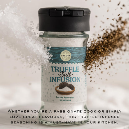 Premium Truffle Steak & BBQ Rub – Limited Edition Gourmet Seasoning – Infused with Truffles for Luxurious Flavour – Unique Blend of Spices - Large Jar (200g)