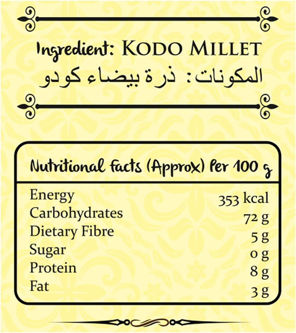 Manna Millets - Natural Grains Combo Pack of 4 | Kodo 500g, Little 500g, Proso 500g, Barnyard 500g | Nutrient Powerhouse, High Protein & 100% More Fibre Than Rice