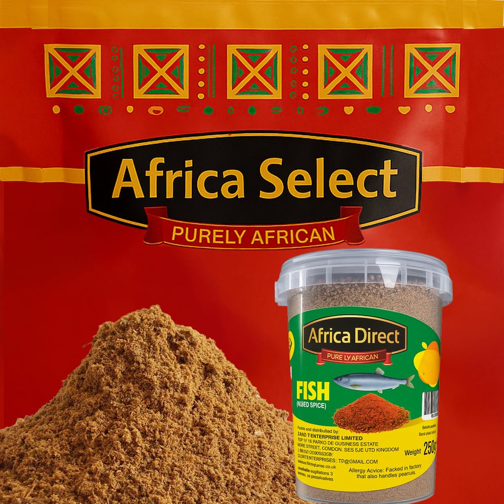 Africa Select Fish Mixed Spice 250g | Flavourful Seasoning Blend for Seafood Dishes
