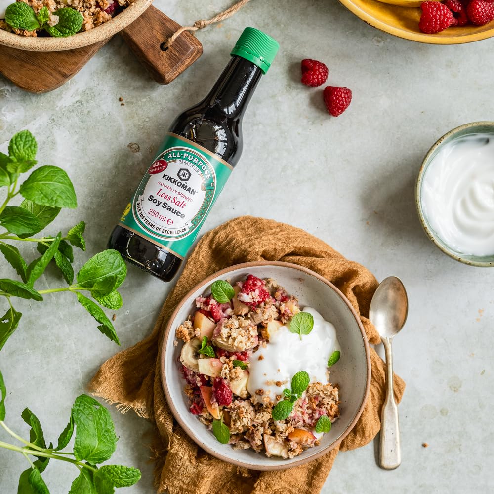 Kikkoman Soy Sauce, 1 Litre, Naturally Brewed