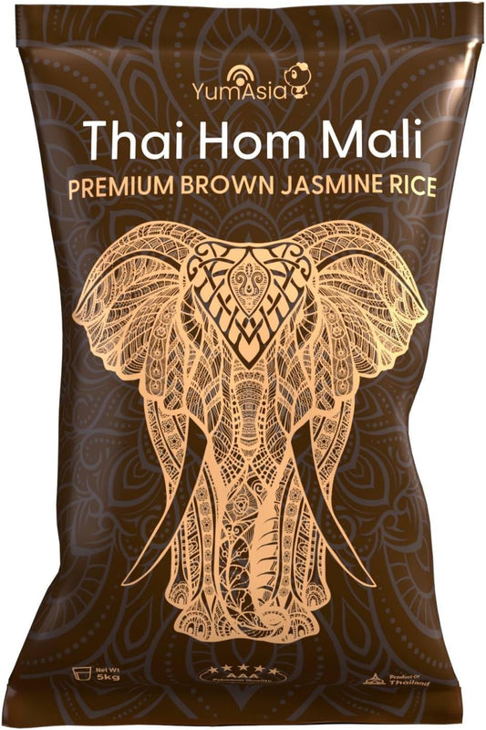 Yum Asia Thai Hom Mali Premium Jasmine Brown Rice - 5kg