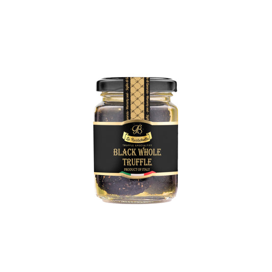 La Rustichella - Whole Black Truffles 35gr - 100% Made in Italy | Vegan, Gluten-Free, Cholesterol-Free