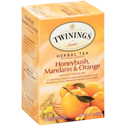 Twinings Honeybush Mandrine Orange Tea (6x20 Bag)-0