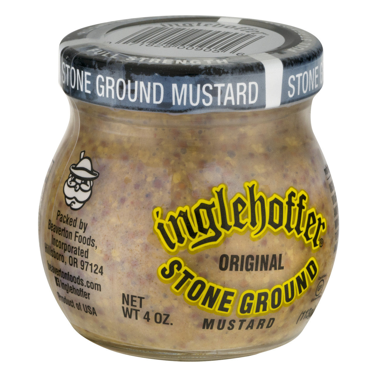 Inglehoffer Stone Ground Mustard (12x4OZ )-1