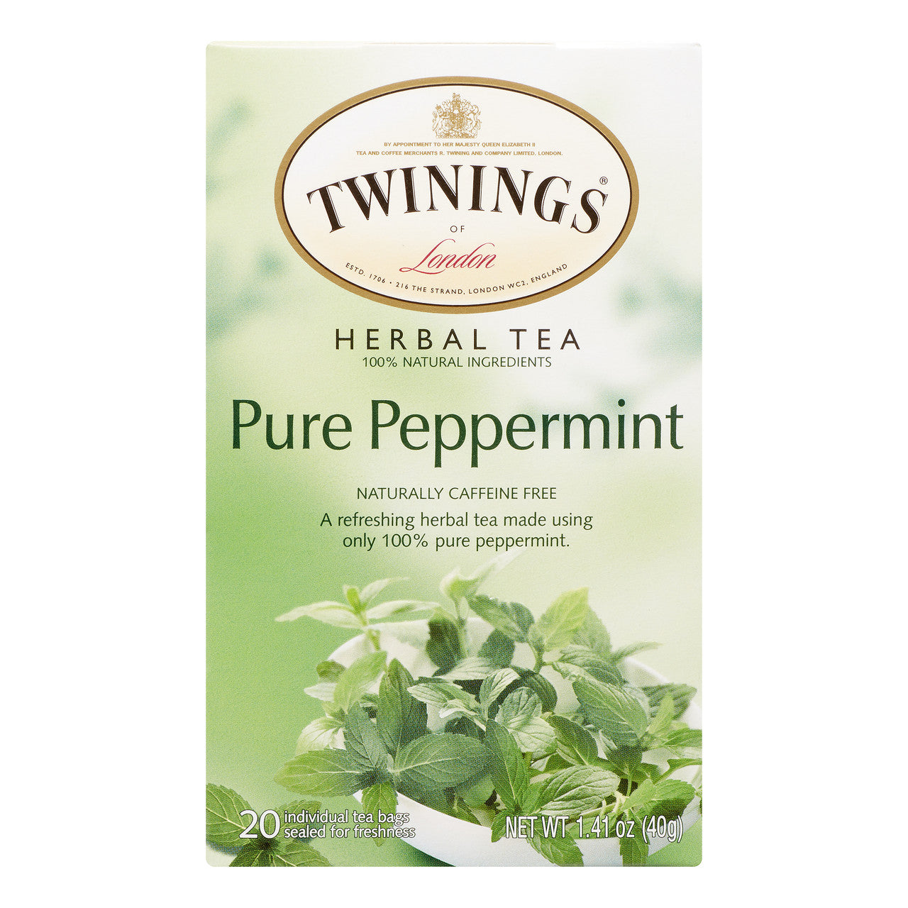 Twinings Pure Peppermint Tea (6x20 Bag)-14