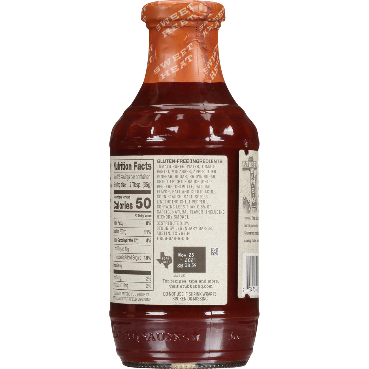 Stubbs Bbq Sauce Sweet Heat (6x18OZ )-10