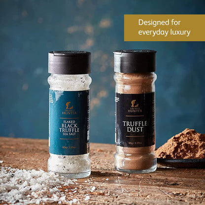 TruffleHunter - Black Truffle Dust - Umami Seasoning - Gourmet Condiments - 65g