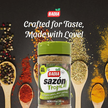 Badia Sazon Tropical Seasoning Green Jar 191.4g