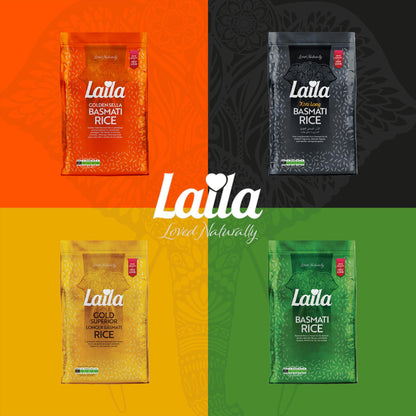 Laila Pudding Rice 2Kg Pack, Short Grain Pudding Rice for Milk Pudding & Rice Pudding, Plump Short Grain Rice for Desserts, Gluten Free Rice Pudding Rice